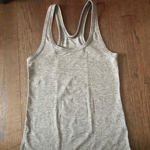 lululemon racerback tank heather olive green sz4